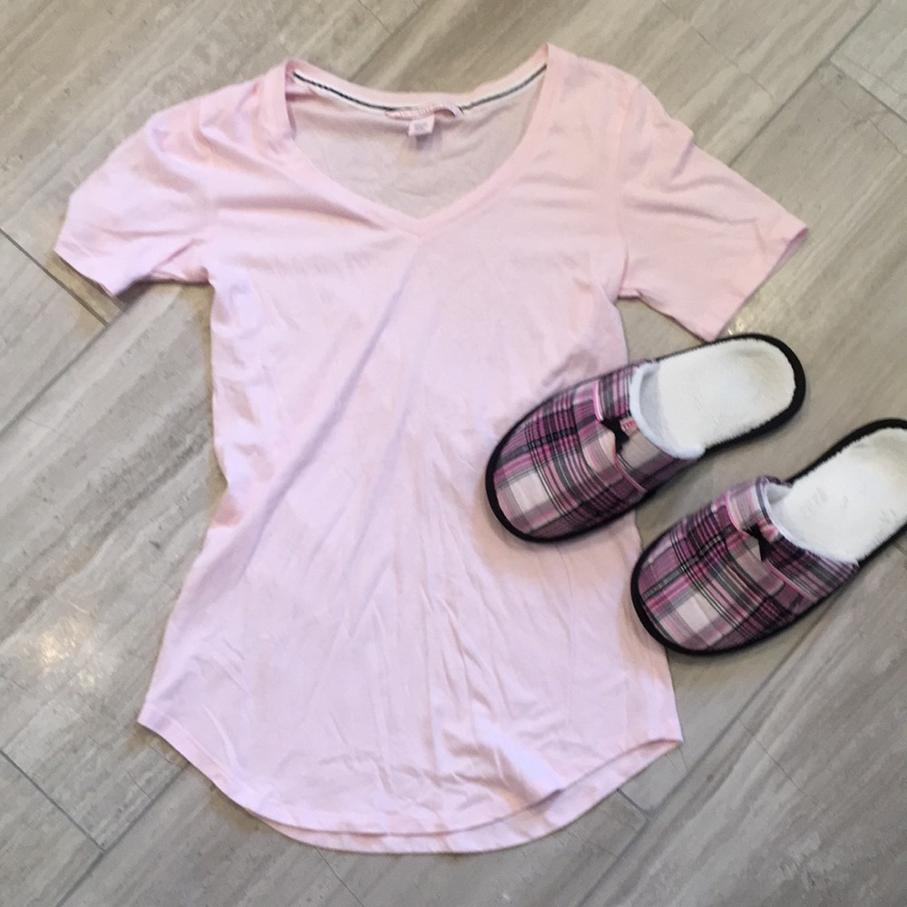 Victoria’s Secret dust pink PJ top